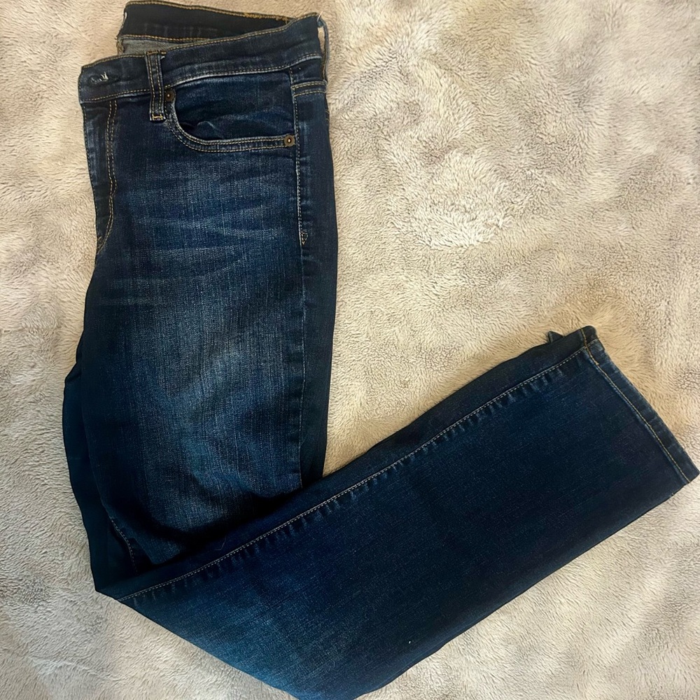 GAP Dark Blue Straight Leg Women's Jeans